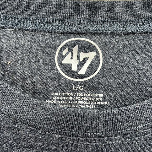 '47 Boston Red Sox Long Sleeve Tee - Gray/Red/White - Large - Picture 4 of 5